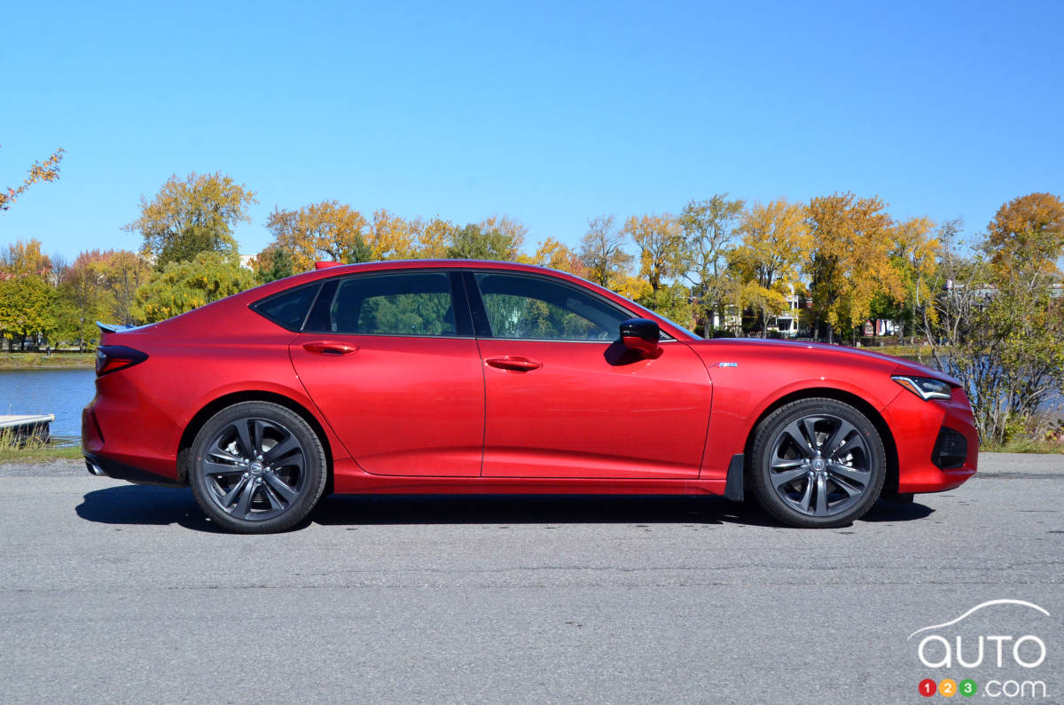 Acura TLX A-Spec 2021, profil